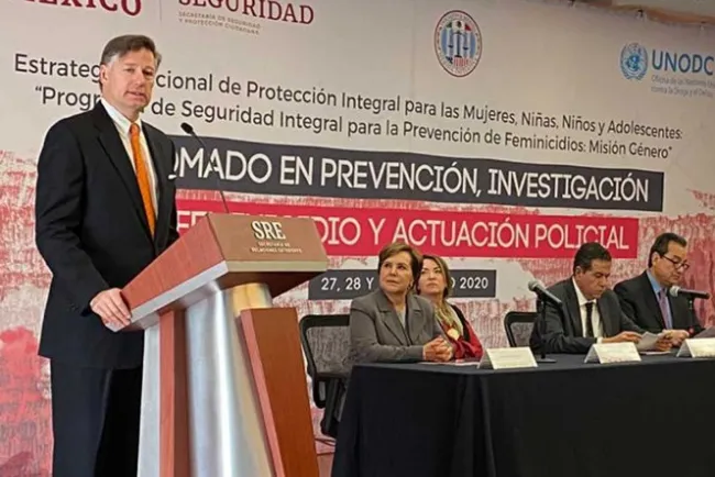 Colaboran México y EU para combatir violencia de género
