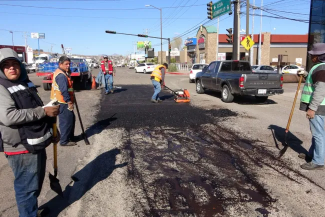 Permite clima labor de bacheo