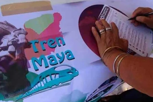 El Tren Maya sí va porque la gente lo quiere: AMLO tras protestas