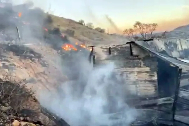 Contamina incendio Nogales