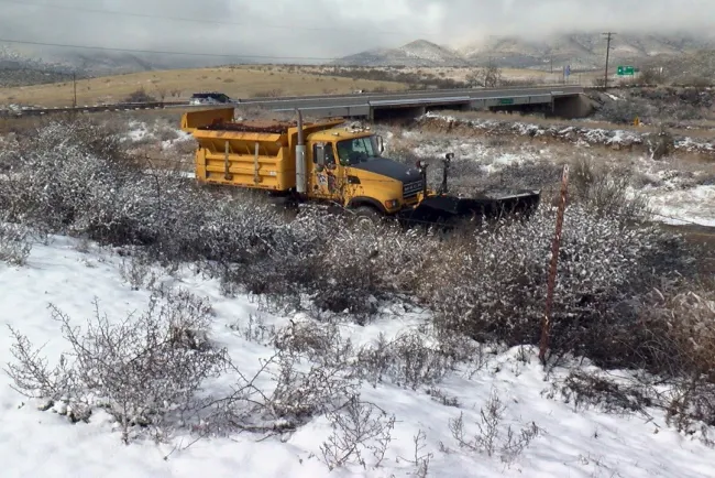 Prevén nieve en
las próximas horas