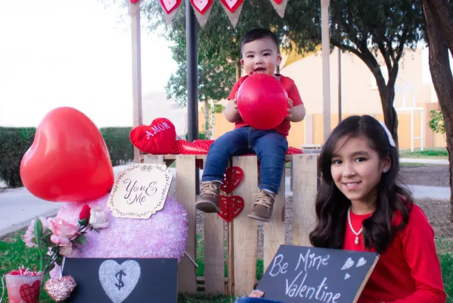 Corazones para Fernanda y Santiago