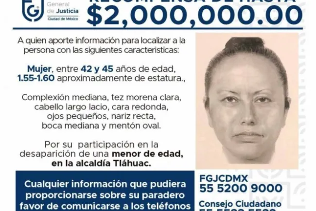 Difunden retrato hablado de mujer que se llevó a Fátima