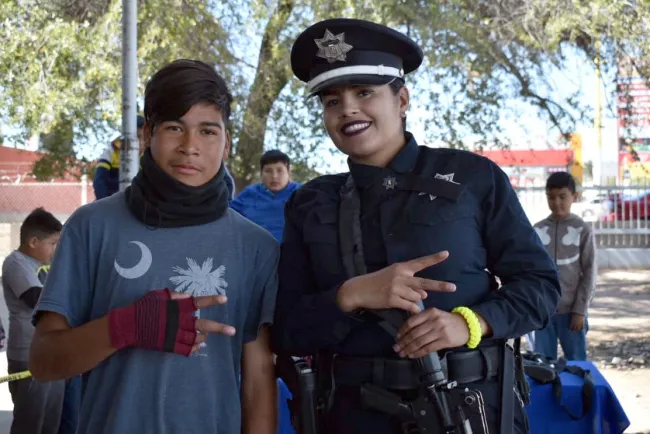 Realizan Feria de Seguridad en fraccionamiento La Mesa