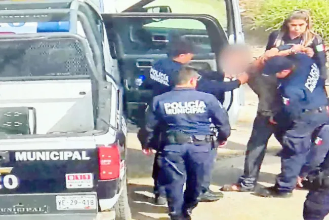 Logran detención por cámaras de vigilancia