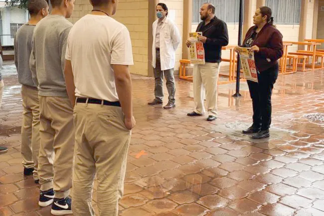 Concientizan a internos sobre Covid-19