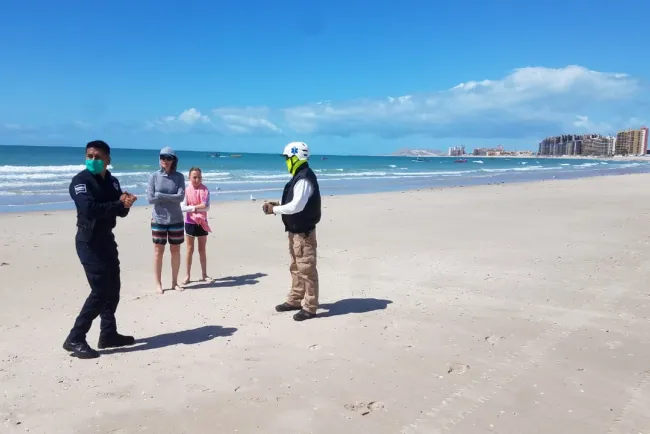 Esperan declaración de contingencia sanitaria y apoyo con estado de fuerza para cerrar playas