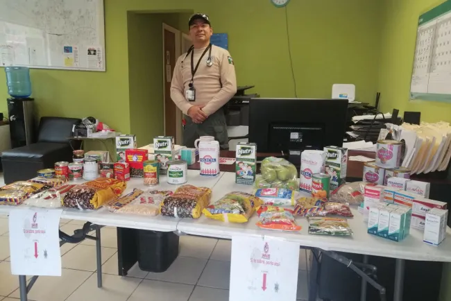 Llaman a donar víveres en UNAVIM