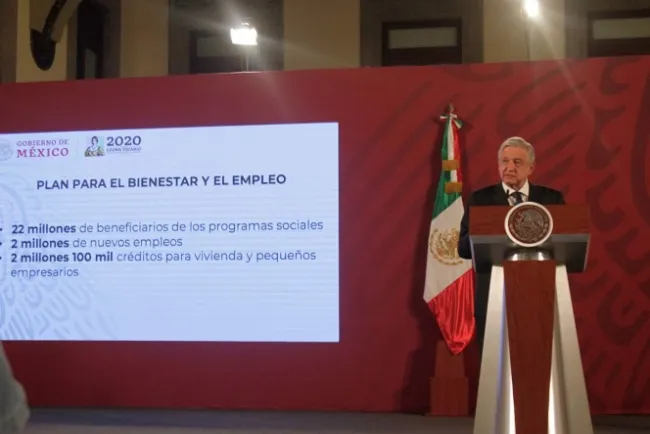 Crear 2 millones de empleos en 9 meses, reitera López Obrador