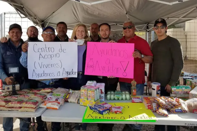 Se solidarizan con los que más necesitan