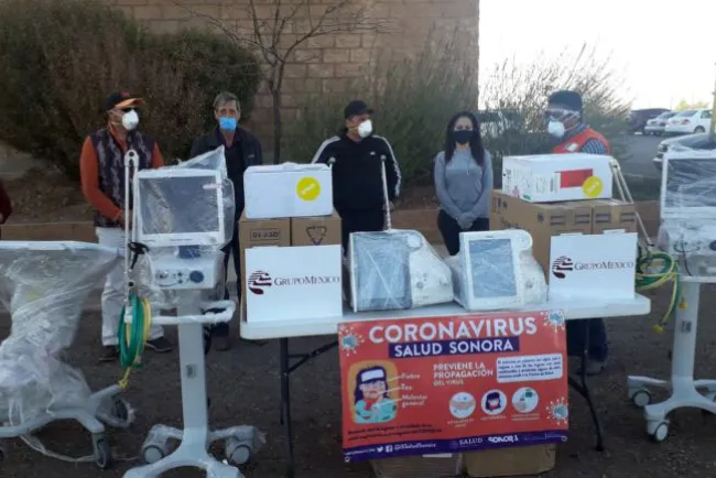 Entregan ventiladores a Hospital