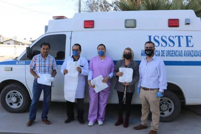 Entrega Kiko Munro equipo a hospitales