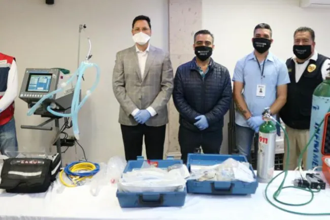 Donan empresas dos ventiladores