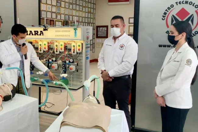 Presentan máquina automatizada de respiración asistida (MARA)
