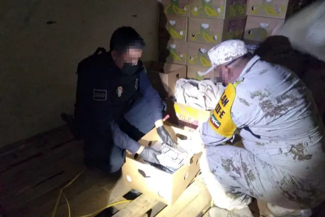 Detectan droga en retén