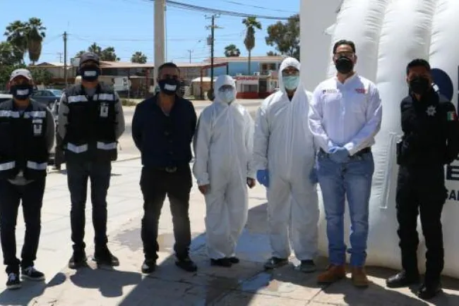 Supervisa tercer túnel sanitizador