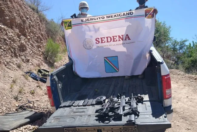 Decomisa Ejército armas de alto poder