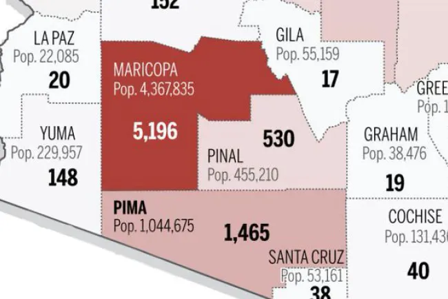 Suma Arizona 450 muertes por Covid-19