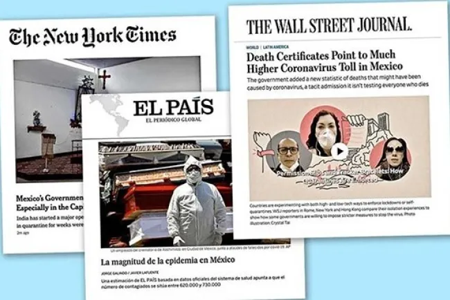 Cuestionan en el mundo cifras de Covid-19 en México; López-Gatell responde