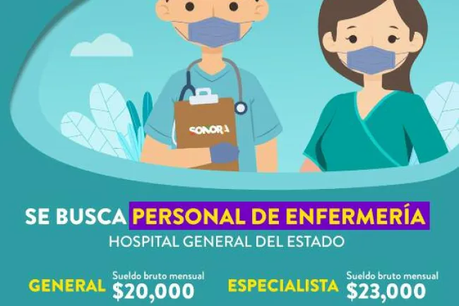 Busca Salud Sonora enfermeras y enfermeros