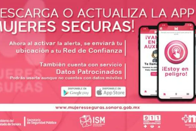 Aplicación sonorense Mujeres Seguras llega a su primer año de operaciones