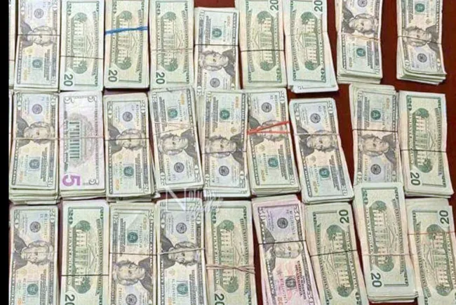 Detectan casi 70 mil dólares