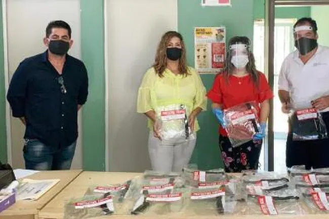 Recibe Itama equipo de protección