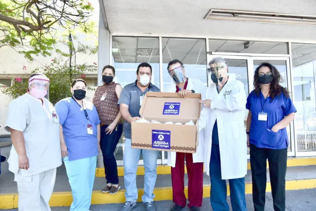 Entregan material para protección de la salud