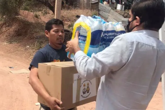 Continúa la entrega de apoyo alimentario