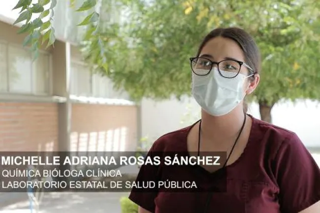 “Confío en que regresemos a una mejor normalidad, siendo más solidarios”: Michel Adriana Rosas, química del LESP