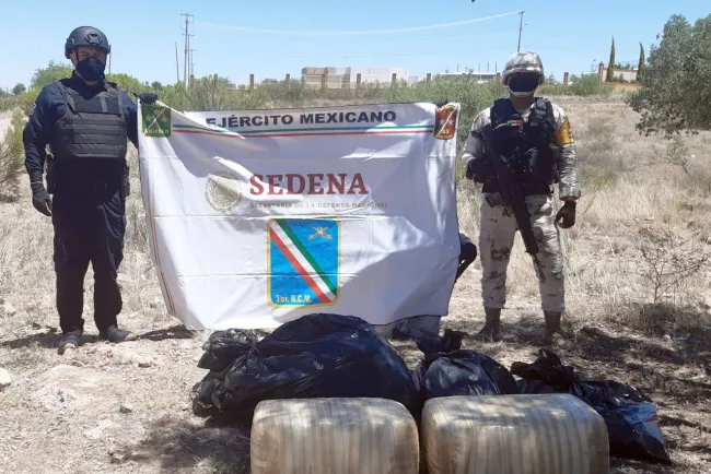 Aseguran 62 kilogramos de marihuana en Nogales
