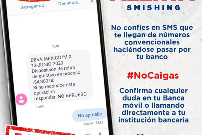 Alerta Unidad Cibernética sobre “Smishing”