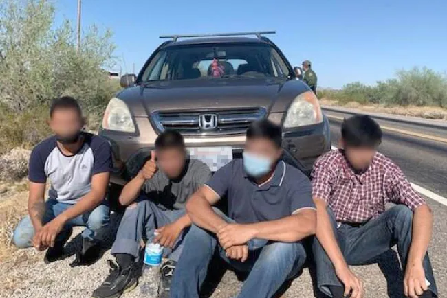 Arrestan a cuatro indocumentados