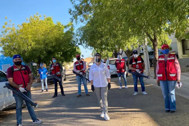 Realizan tres mil sanitizaciones en viviendas