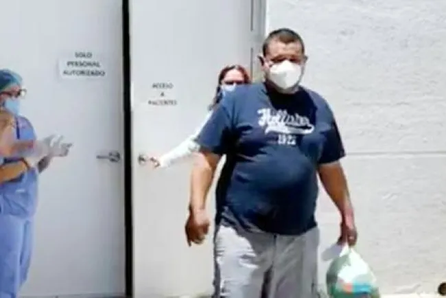 Se recupera paciente de Covid-19