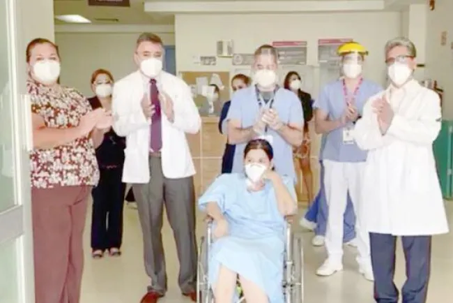 Tras quince días con ventilación, se recupera