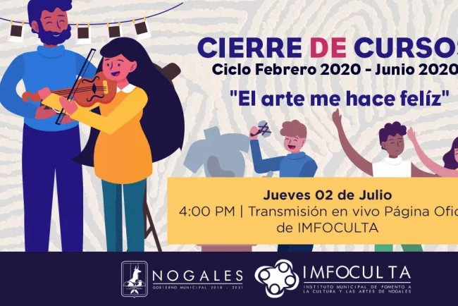 Realizarán cierre de cursos virtual