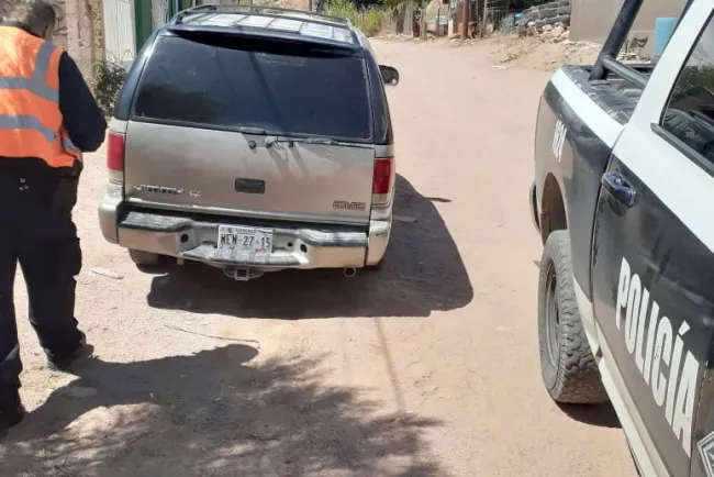 Localizan vehículo robado