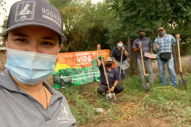 Llevan Sembrando Vida Nogales a Cíbuta