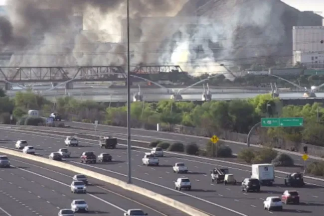Descarrila tren de carga en Phoenix