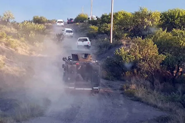 Revientan campamento promigrantes