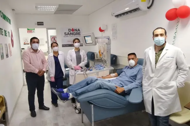 Continúan donaciones de plasma