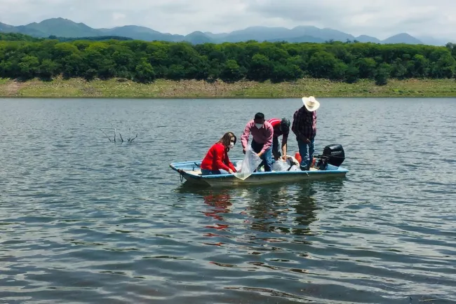 Apoya Sagarhpa a pescadores de embalse