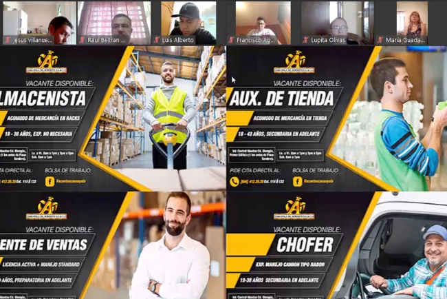 Realizan Feria de Empleo Virtual