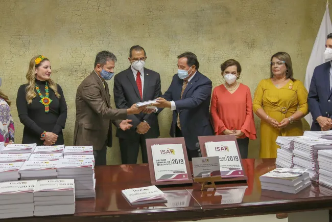 Entrega ISAF cuentas públicas al Congreso