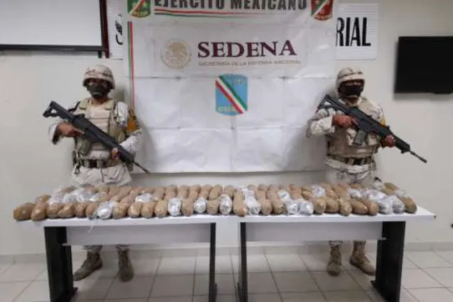 Decomisa Ejército 40 kilos de metanfetamina
