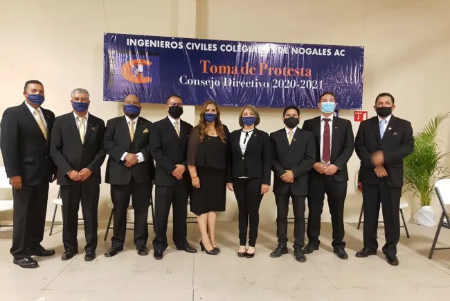 Confirman dirigencia de Colegio de Ingenieros