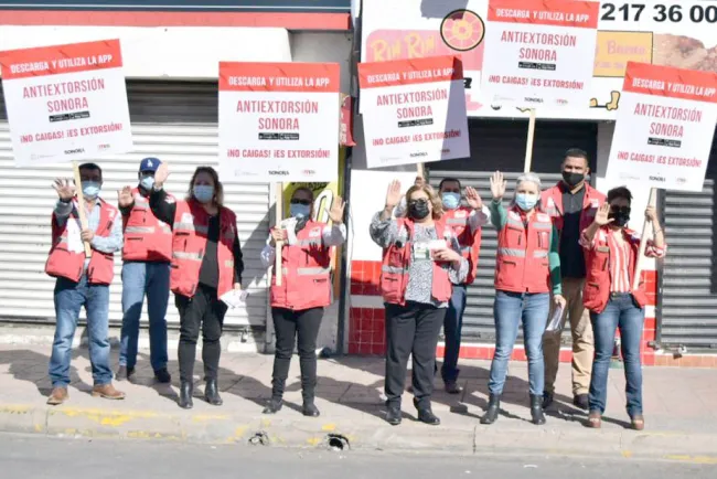 Promueven aplicación antiextorsión