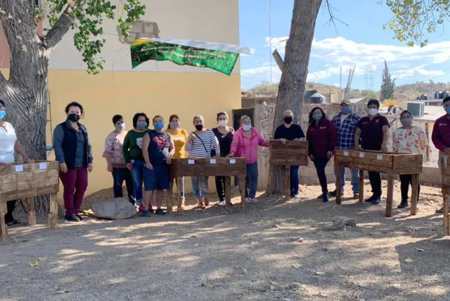 Llevan Sembrando Vida a Puesta del Sol