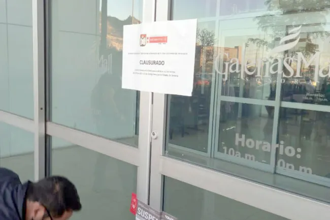 Suspenden Gallerías Mall